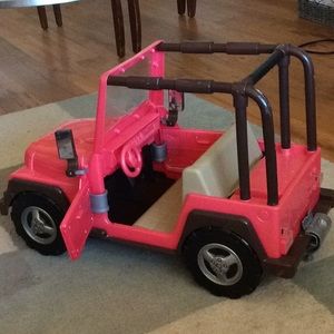 Our generation 18” doll jeep w/camping accessory